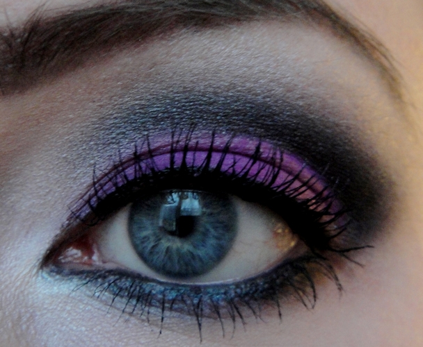 Augen-Make Up Dark Purple - Vegan Beauty Blog