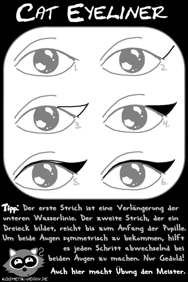 winged cat eyeliner tutorial