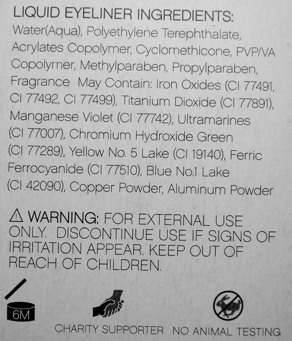 ELF Liquid Eyeliner Black, Plum & Forest Green (Inhaltsstoffe Wirr Warr