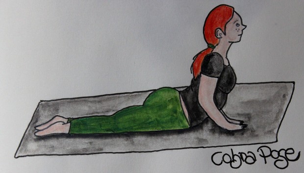 Pilates yoga vegan kosmetik sport menstruation periode pms Bauchkrämpfe hello aunt irma cobra pose