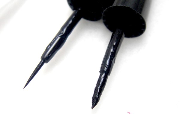 elf liquid eyeliner vegan black old new brush