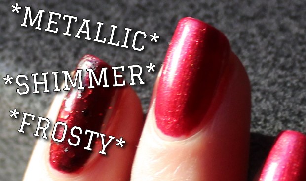 Deborah Lippmann Christmas Weihnachten vegan red rot ruby red slippers since i fell for you metallic shimmer frosty