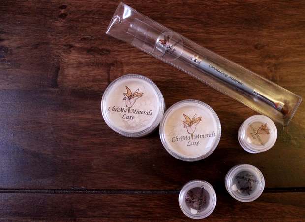 chrimaluxe minerals vegan haul raubzug einkauf kosmetik puder lidschatten pinsel