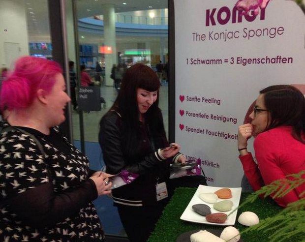 vivaness biofach 2014 henrik yezminda louis erbse vegan kongy konjac sponge