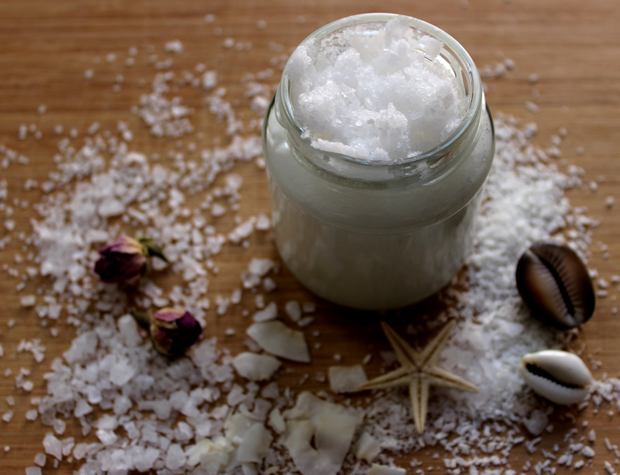dr goerg kokosöl diy handmade kosmetik vegan peeling salt meersalz rezept