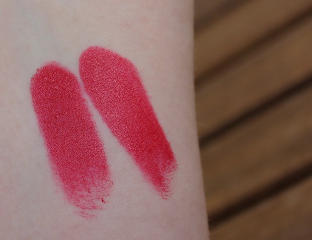 Alva Hot Red Lippenstift rot vegan kosmetik Naturkosmetik brick swatch
