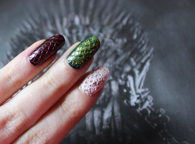 where are my dragons game of thrones drachen nailart dracheneier naildesign nagel vegan deborah lippmann p2 priti nyc butter london