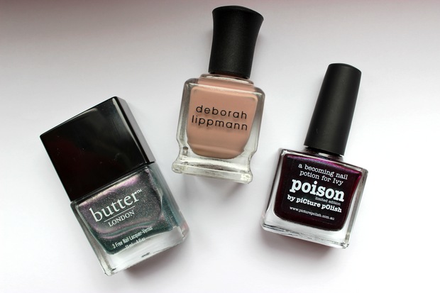 nagellack vegan butter london knackered deborah lippmann modern love swatch nail polish poison picture polish