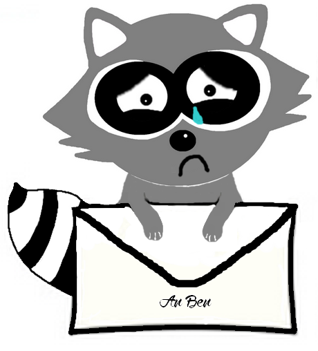 raccoon ben traurig