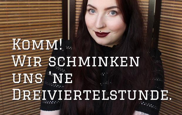 schminkvideo thumbnail kosmetik vegan get ready with me video naturkosmetik