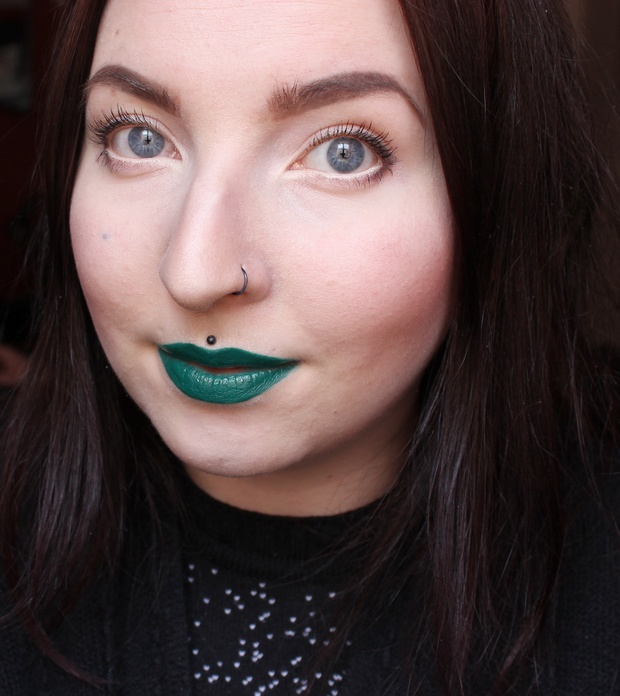 vegan kosmetik cruelty free green lipstick creature liquid lipstick lip slick lunatick cosmetic labs (1)