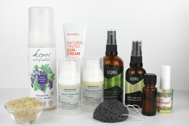 Vegane Gesichtspflege tierversuchsfrei cruelty free vegan naturkosmetik natural organic dabba aromatica kivvi konjac cremekampagne