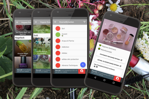 app kosmetik ohne tierversuche vegan naturkosmetik tierversuchsfrei beauty cruelty free liste android organic