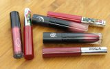 Rote Liquid Lipsticks vegan Pretty Zombie Cosmetics Black Moon Cosmetics Lethal Cosmetics Red Indie