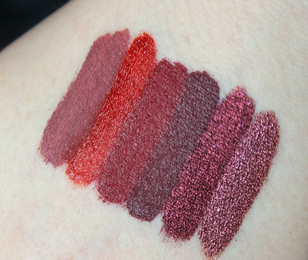 Rote-Liquid-Lipsticks-vegan-Pretty-Zombie-Cosmetics-Black-Moon-Cosmetics-Lethal-Cosmetics-Red-Indie-Swatch